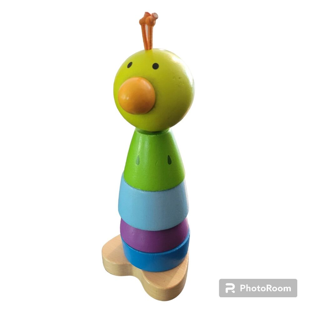Hape Wooden Stacking bird toy